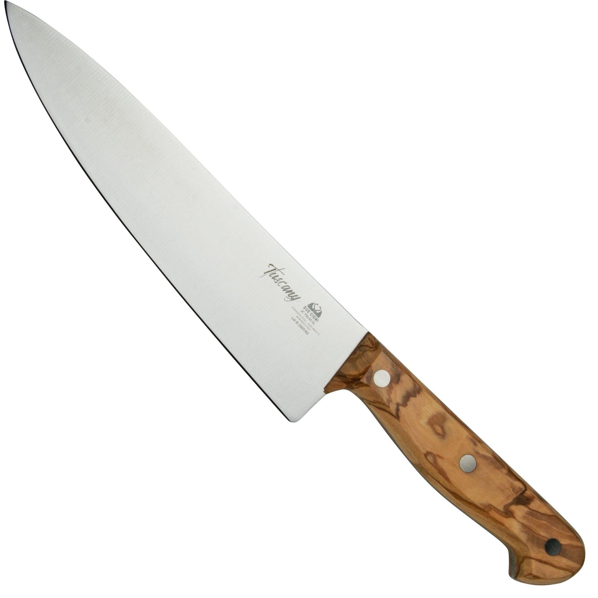Due Cigni Tuscany 2C750-20OL koksmes 20 cm olijfhout | 8053675919766