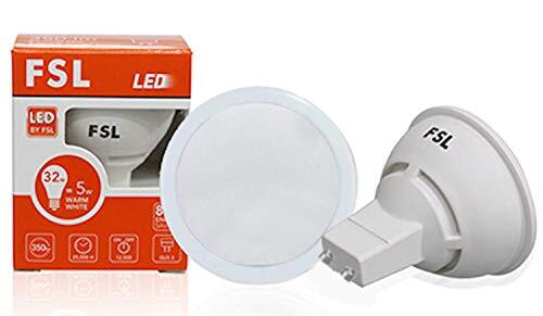 FSL GU10 LED-lamp, 6 W, 4000 K, 530 lm, 100 °C, CRI>80, niet-verblindend