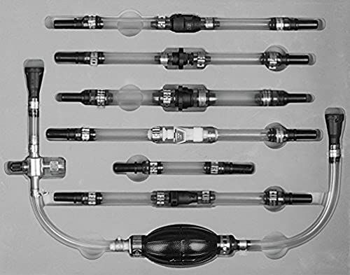 KS Tools 150.9030 Ontluchtings-/vulgereedschap voor dieselmotoren, set 7-dlg