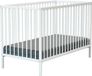 WEBABY - Houten babybedje ONE wit 60 x 120 cm