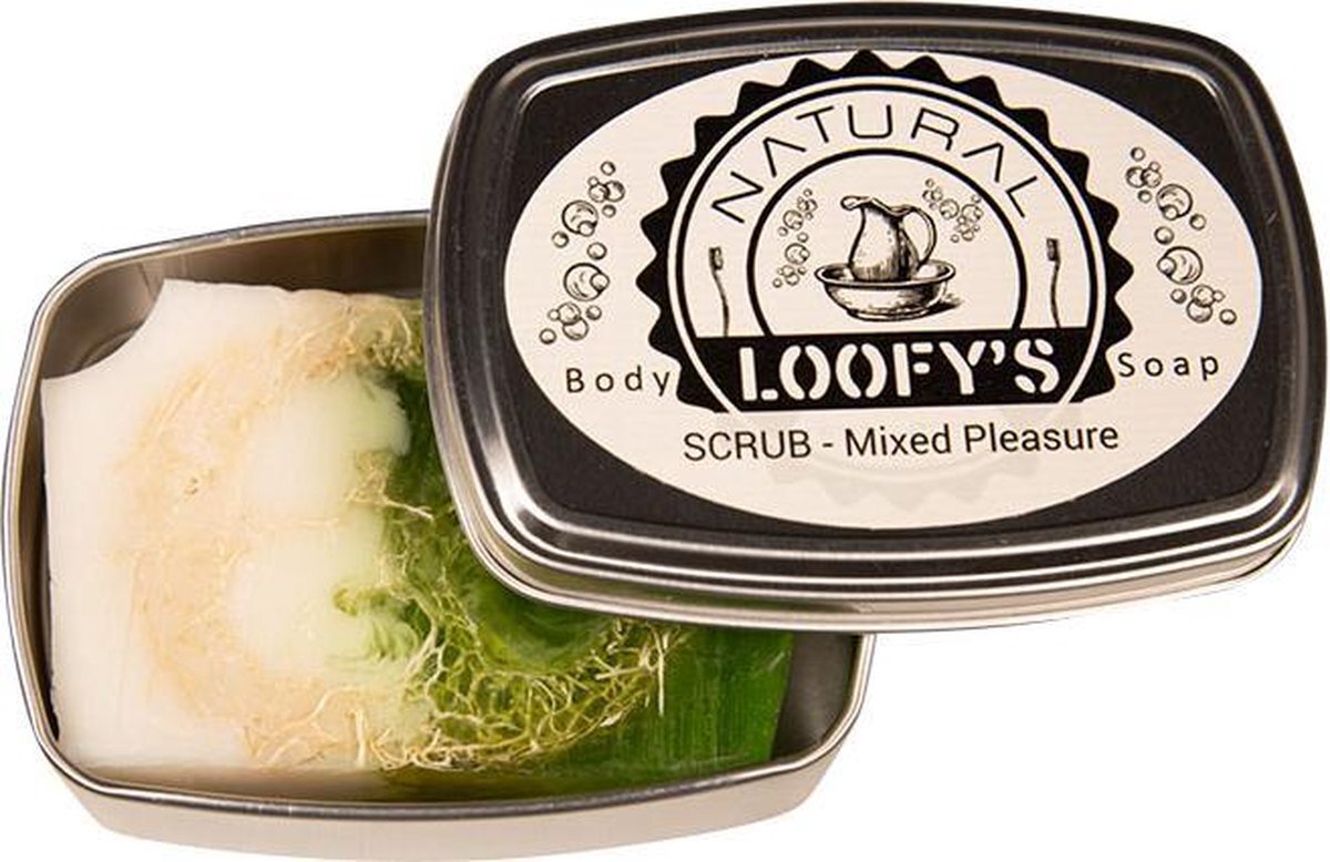 Loofy's Zeep met Loofah Scrub - Mixed Pleasure Scrubzeep - Mixed Pleasure