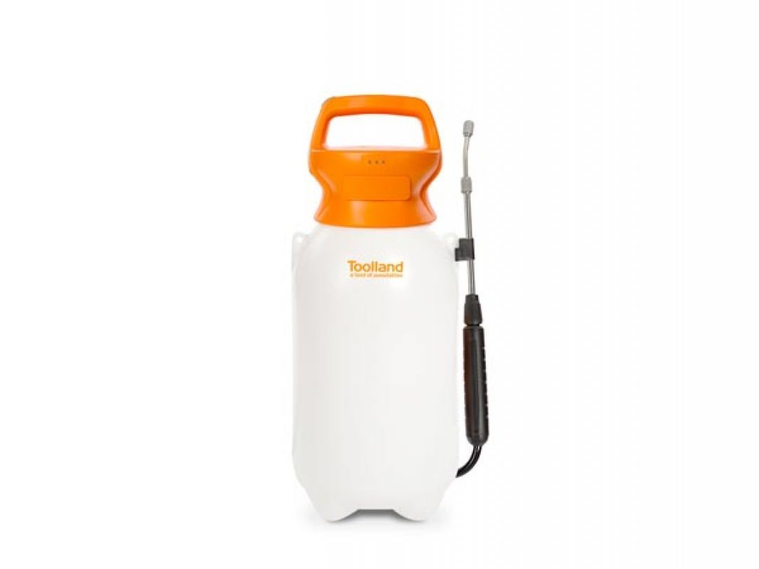Toolland Elektrische Drukspuit - 8 Liter - Accu - Telescopische Lans