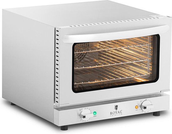 Royal Catering Aanrecht Heteluchtoven - 2.150 W - incl. 3 rekken