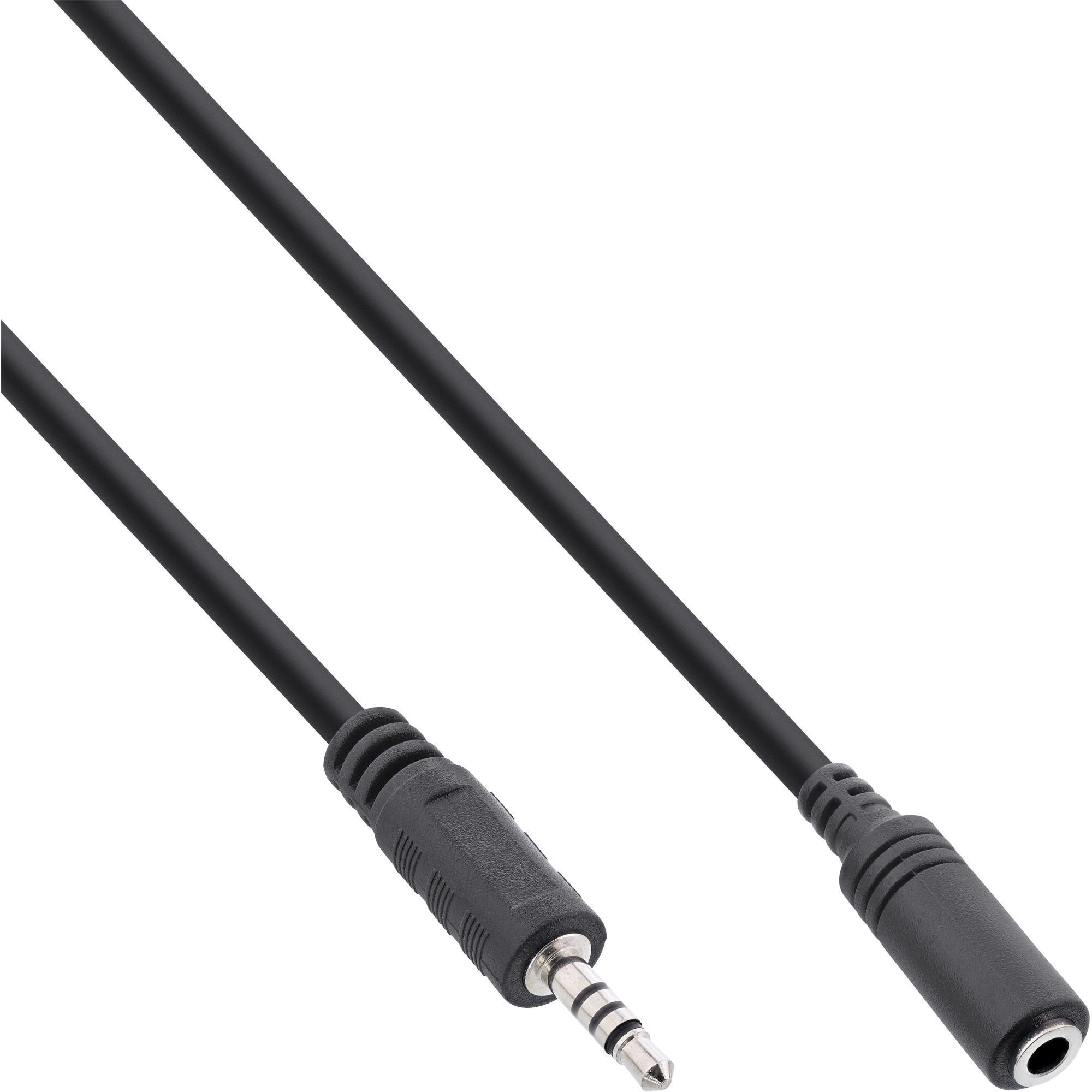 InLine 99308G Audio Kabel - 2.5mm Male to 3.5mm Female - 5m - Black