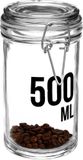 Secret de Gourmet Inmaakpot/voorraadpot 0,5L glas met beugelsluiting - 500 ml