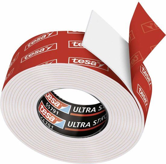 tesa Powerbond Ultra Strong Montagetape - 19mm x 1.5m - Wit