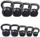 HMS KZG06 Serie Gietijzeren Kettlebell - 6 kg - Zwart