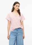 s.Oliver T-shirt Koraal / Wit