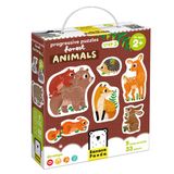 Banana Panda Stap voor stap puzzel bosdieren 2+