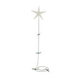 Je Cherche une Idée ME2429 ketting met vanger, metaal + PP, wit, 44,5 x 5,6 cm