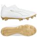 PUMA Ultra 6 Match FG/AG White Gold - Blanc/Doré/Noir Enfant, pointure 38½