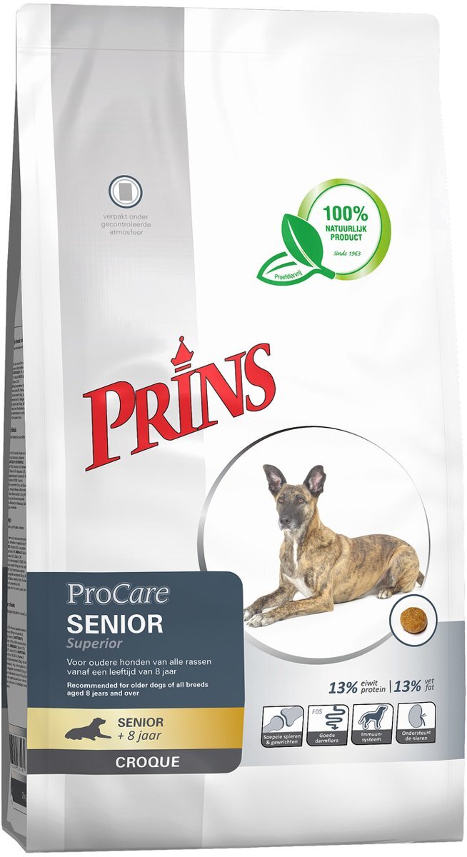 Prins Procare Hondenvoer Senior Superior - Oude Hond - 10 kg