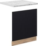 Vicco Fame-Line Frontpaneel – 60 cm, WB Marmer Zwart gestreept