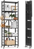 Vevor 6-Laags Opvouwbare Plank, Zware Uitvoering, Opvouwbaar, 30x61x183CM, Zwart