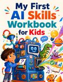My First AI Skills Workbook for Kids: A Hands-On Artificial Intelligence Activity Workbook to Learn Safe AI Use, Write Better Prompts, Check Answers, ... Math, Reading & Creativity – Ages 6–8