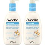 Aveeno Dermexa Dagelijkse verzachtende crème met Triple Prebiotic Haver & Ceramide 500 ml