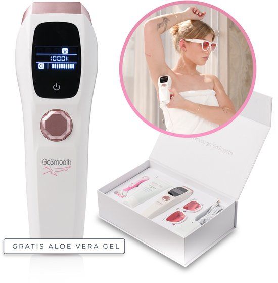 GoSmooth IPL Laser Ontharingsapparaat Pro - IPL Laser Ontharing - Wit