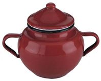 Ibili Vintage Suikerpot Met Deksel 500g Rood