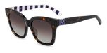 Kate Spade CONSTANCE/G/S DARK HAVANA/LIGHT BROWN SHADED POLARIZED 53/19/145 Sonnenbrille für Damen