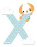 Janod Letter X