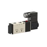 RIEGLER 116123-517.2000 5/2-weg klep, elektropneumatisch, »4V«, monostabiel, M5, 24 V DC, 1 stuk