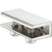 Häfele CUBE II Pince Support Tablette pour Bois et Verre 8-10 mm, Aspect Inox
