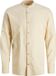 JACK&JONES JJESUMMER BAND LINEN BLEND SHIRT LS SN Hommes Chemises Manches longues Coton/Lin Abricot Glace XS