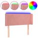VidaXL Hoofdbord LED 93x16x78/88 cm Roze