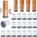 Lot de 16 embouts en silicone pour pieds de chaise, pour protéger les sols