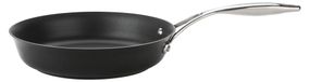 Poêle en aluminium anodisé dur, 25 cm, avec revêtement antiadhésif, compatible induction, résistant au four