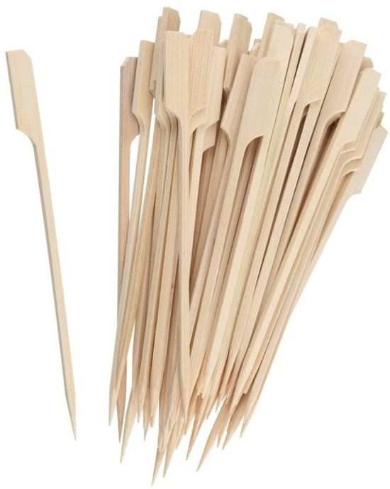 Fackelmann Satéprikkers 15 cm Bamboe FSC (50 stuks)