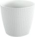 Prosperplast Plantenpot - parel wit - kunststof - D16 x H14 cm - Buiten/binnen