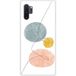 Samsung Étui de protection en silicone compatible avec Galaxy Note 10 Plus One line Bleu