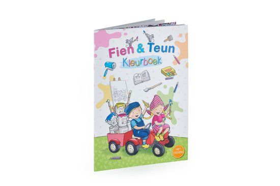 Fien & Teun - Kleurboek - 2+ jaar - 32 pagina's - Multikleur