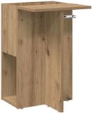 vidaXL Bijzettafel Artisan Eiken 55 cm