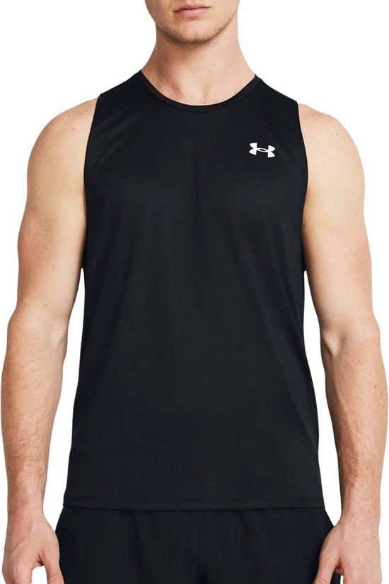 Under Armour UA Tech Tank Heren Sporttop - Zwart