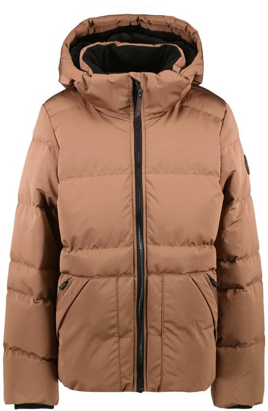 Cars Jeans Jas Manay jr. - Meisjes - Pufferjas - Lichtbruin - Maat 164