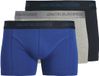 JACK&JONES JACCOOPER SOLID TRUNKS 3 PACK Heren L Katoen/Elastaan Sky Captain