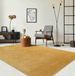 the carpet RELAX – Extra Zacht & Wasbaar Vloerkleed tot 30°C met Antislip Onderzijde – Fluweelachtige Structuur – Voor Slaapkamer of Woonkamer – Goud, 60 x 110 cm