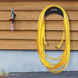 Sans marque 29cm support de tuyau métallique - support mural pour tuyau anticorrosion - noir enrouleur de tuyau d'arrosage