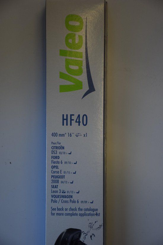 Valeo Hydroconnect HF40 ruitenwisserblad - 40CM - Fiat Tipo - Flatblade - Voor