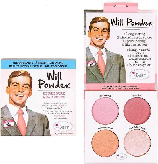The Balm Cosmetics WILL POWDER QUAD Will Powder Quad Blush 10g
