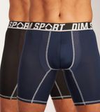 Dim Extra lange short/Sportshort - 2 Pack A90 Black/Blue - maat XL