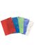 Exacompta 50889E Chromaline map DIN A6 kunststof met 3 binnenkleppen en 2 elastieken, zakformaat, 12 x 16 cm, ideaal voor creditcards of identiteitskaarten, willekeurige kleur