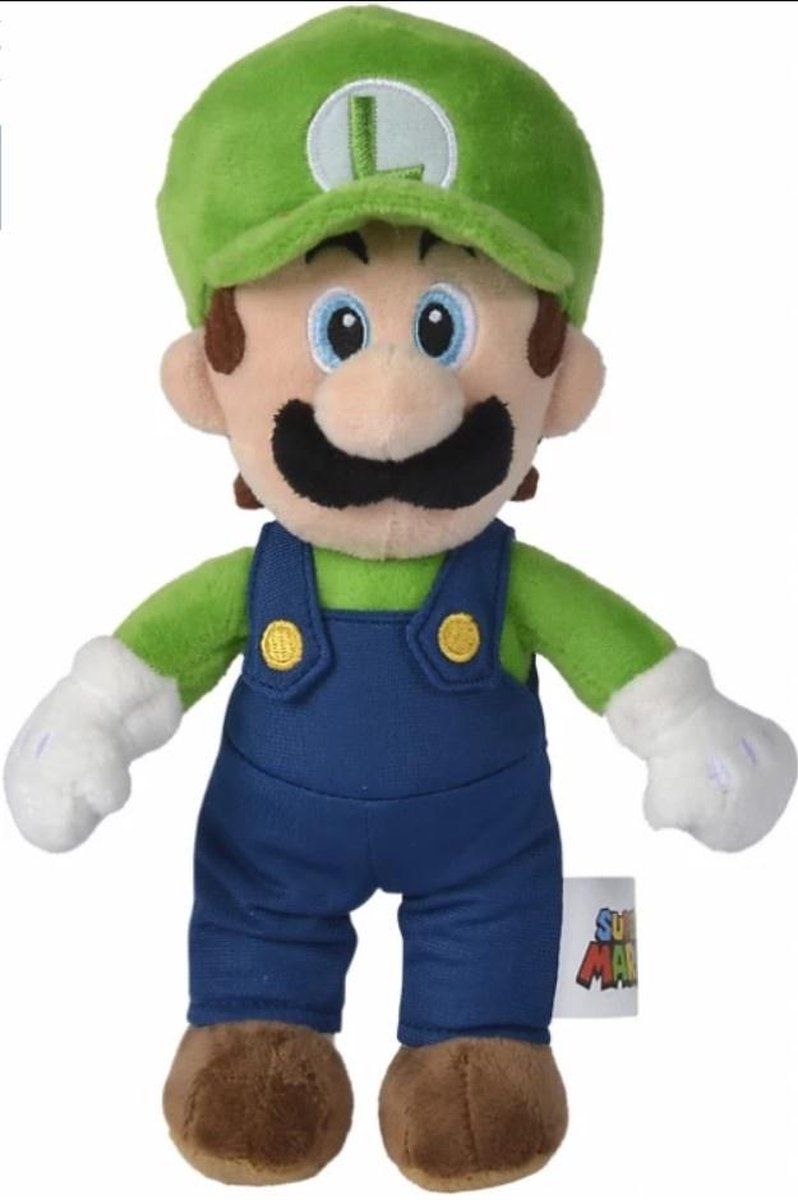 Simba Super Mario Pluche - Luigi (25cm)