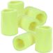Merkloos / Sans marque Pols zweetbandjes neon geel - voor volwassenen - 6x stuks