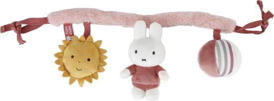 Nijntje Wagenspanner Fluffy Roze - 0+ maanden - Pluche - Roze