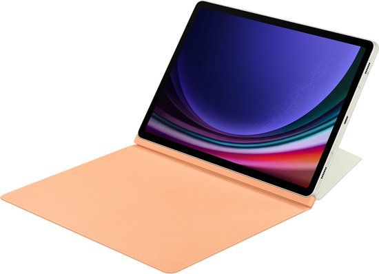 Samsung Book Cover Oranje Geschikt voor Tab S9 / S9 FE / S10 FE / S10 Lite