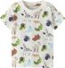 NAME IT Nbmfari Ss Top Baby T-shirt Kurzarm Rundhals Printopdruk Baumwolle Elasthan Cloud Dancer 56