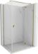 Mexen Mist-H T cabine de douche porte battante droite 85 x 70 cm, transparent, or